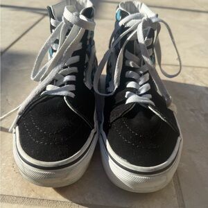 Vans Black and White High-Top Sneakers